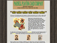 Tablet Screenshot of parcards.com